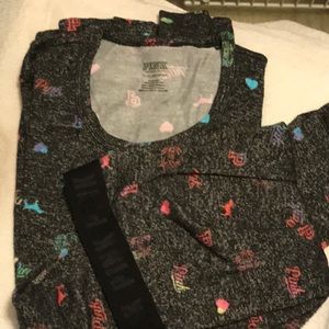 Pink VS LOUNGE SET long sleeve